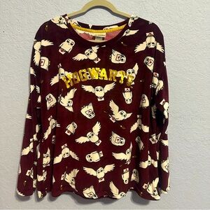Wizarding World Harry Potter Hogwarts Pajama Top XL (16-18)